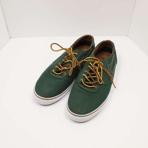 Lakai Green Tie Up Mens Skate/Boat Sneakers - Picture 1 of 9
